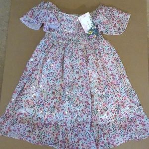 Girls Flutter sleeve dress